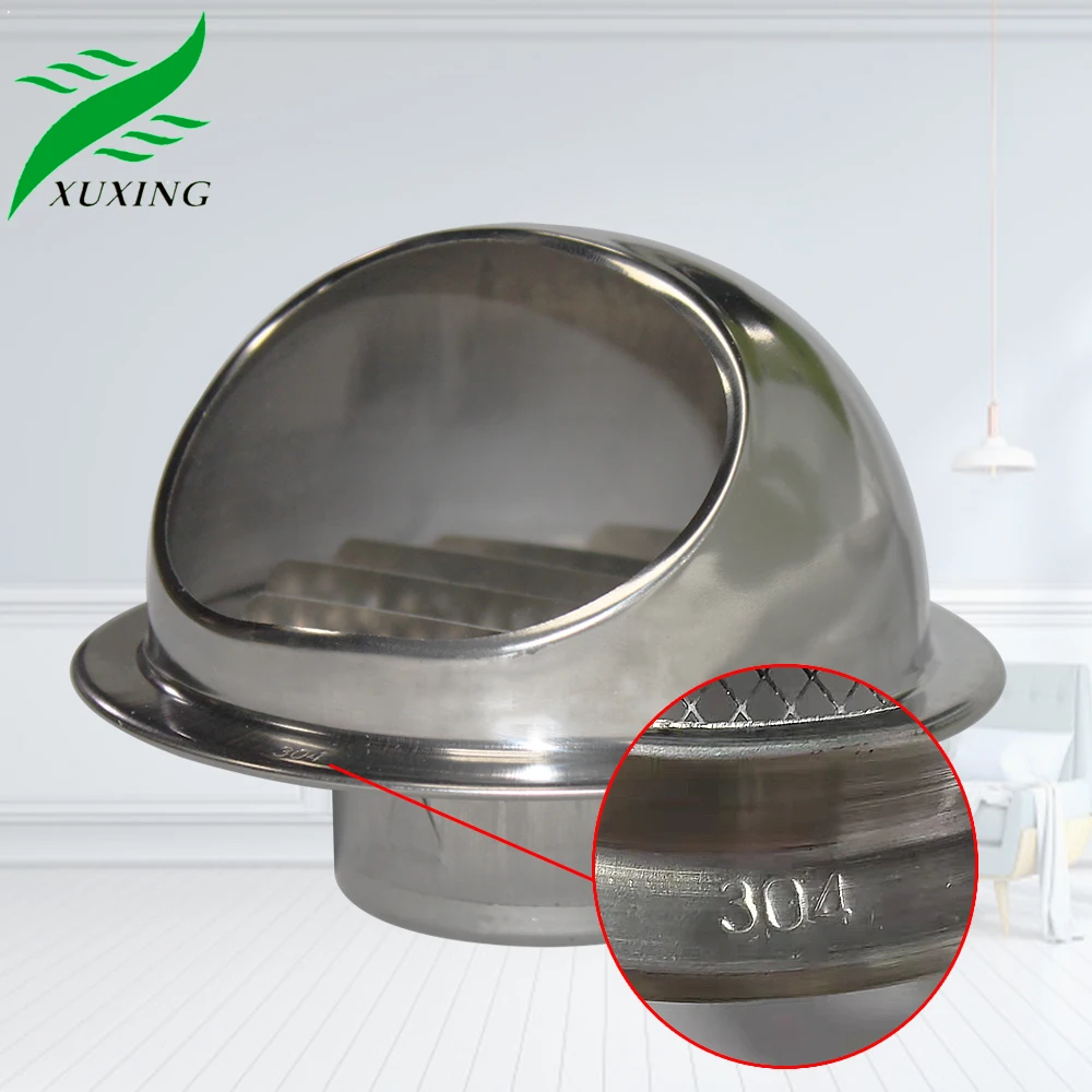 HVAC wall waterproof kitchen stainless steel vent covers mushroom ventilation  air vent head