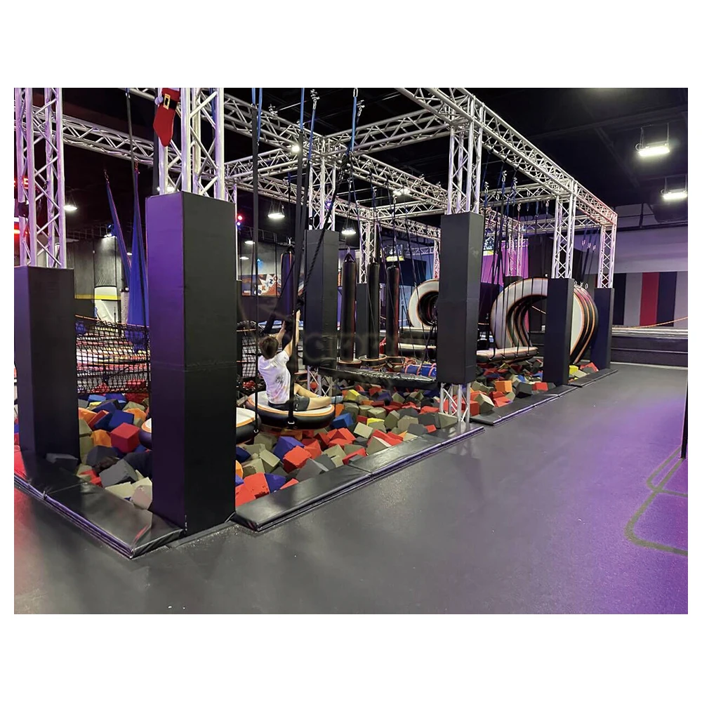 Customized  Indoor/Outdoor Parkour Gym Training Ninja Warrior Course Parkour Equipment Obstacle course tunnel for Adventure park