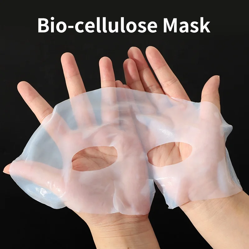 Diy Bio Cellulose Base Material Face Neck Mask Paper 3 Layers Daily Skin Care Firming Lifting Moisturizing Sheet Dry Facial Mask