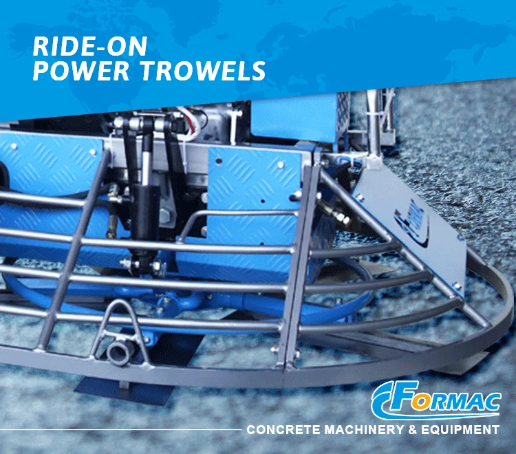 China Supplier Direct Sale Formac Steering Control Remote Control Power Trowel For Sale Propane