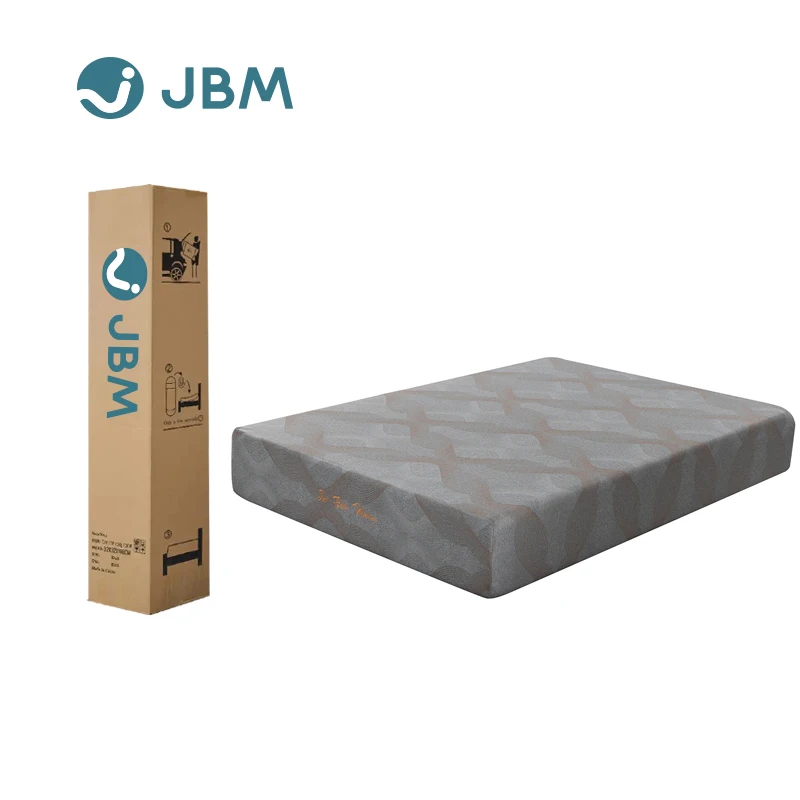 Hypo-allergenic Mattresses Pocket Spring High Density Gel Memory Foam Hotel Bed Mattress With Natural Latex Vacuum Pack In A Box