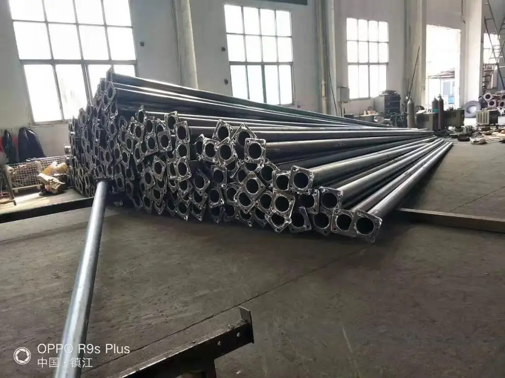 6 м кронштейн солнечной панели Восьмиугольные уличные фонари