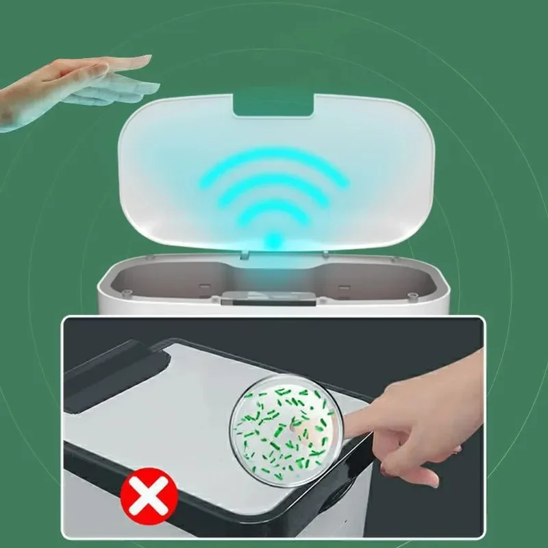 Can Electric Automatic Trash Can USB Waterproof Sensor Trash Can Smart Home New 13/16L Smart Sensor Trash
