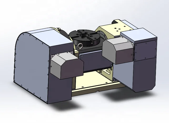 Best Selling  5th Axis Cnc Rotary Table Precision Cnc Machine  Center Use 130mm Disc Rotary Indexer