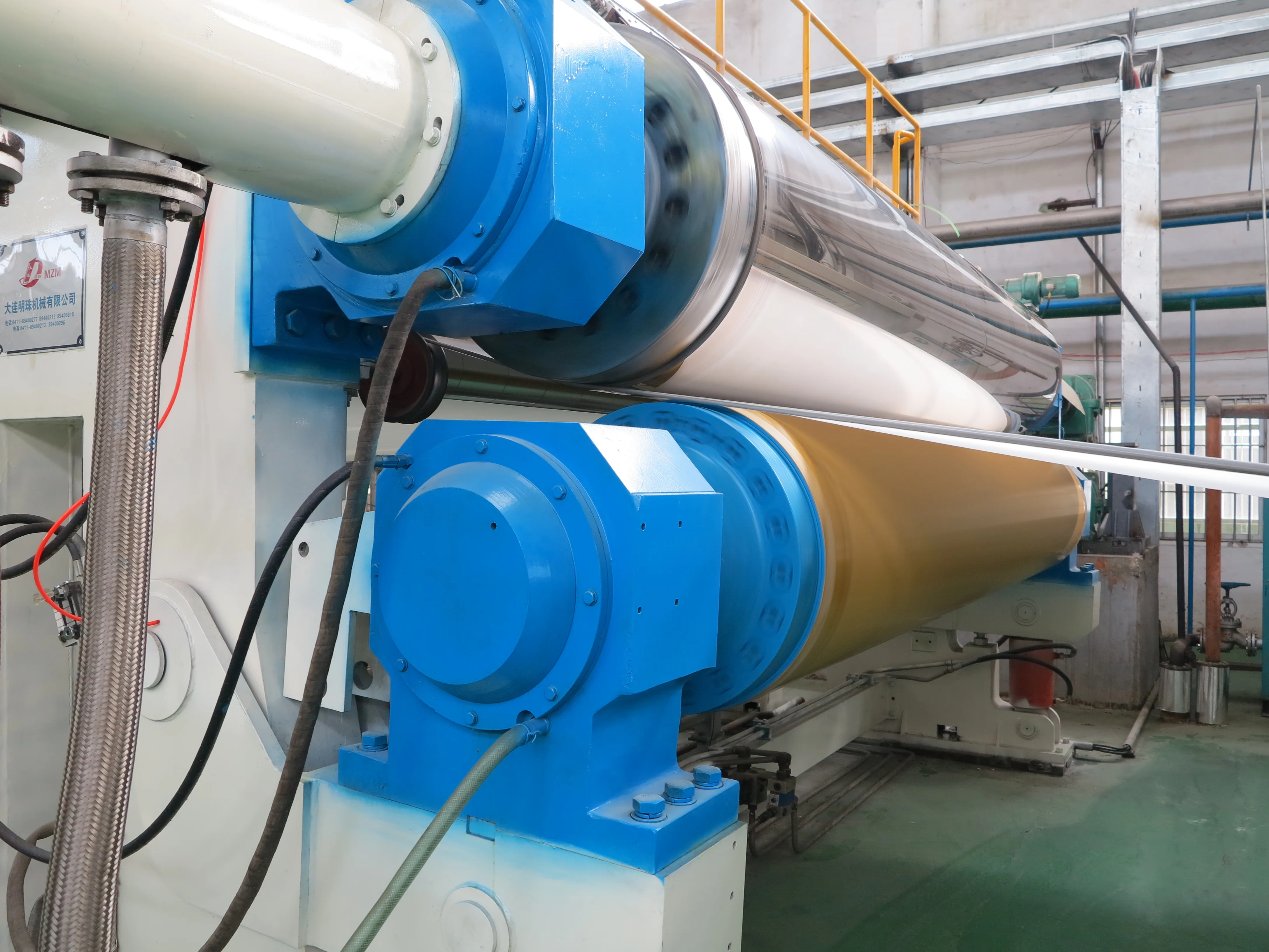 GRECHO Paper Roller Machine Dandy Granite Stone Grooved Press Roll