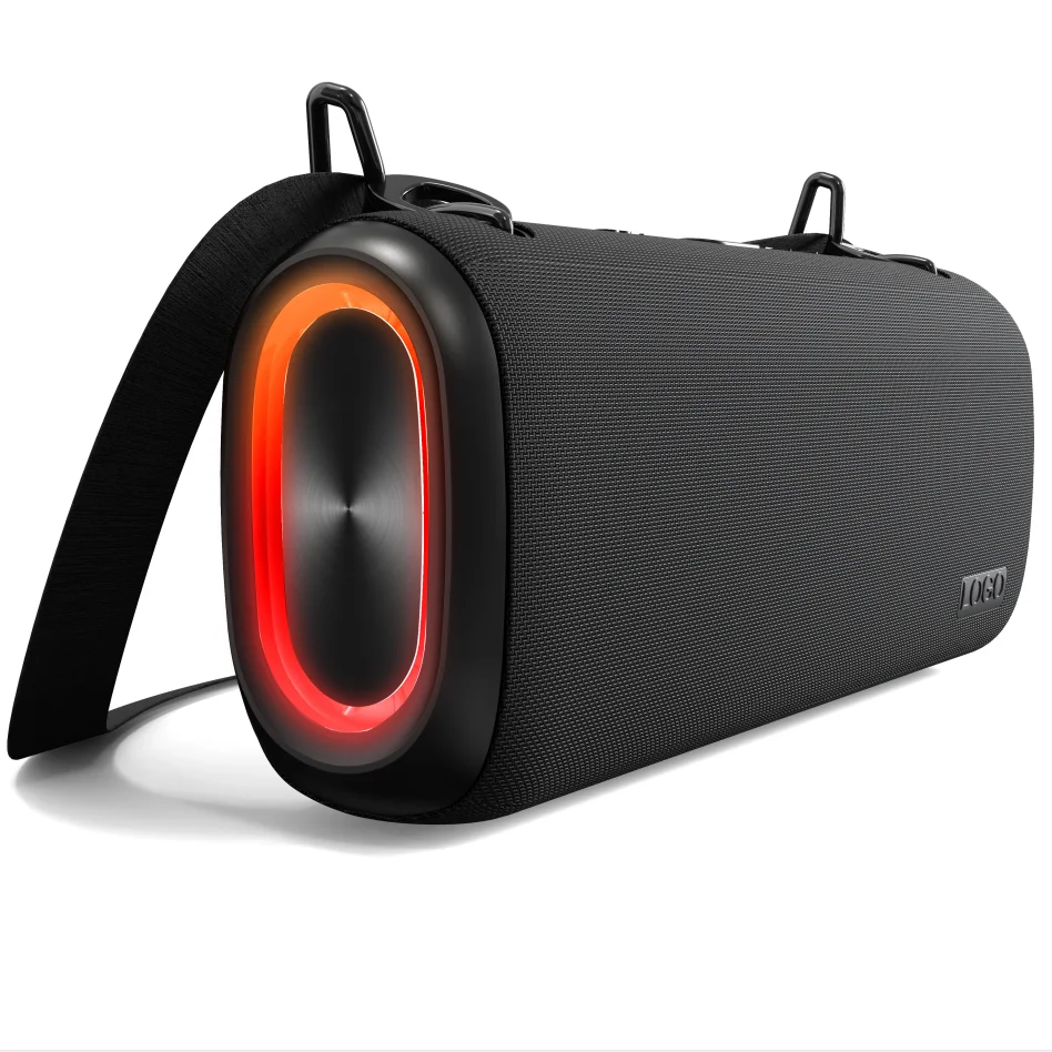 2021 Newest 100W IPX5 Fashion Waterproof shower Hifi Subwoofer Speaker music Dj Super Bass Blue tooth Portable RGB LED Speaker