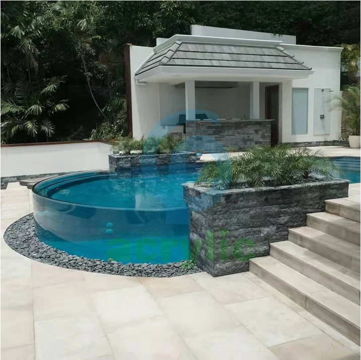 PG Water Slide Diving Board Plexiglass Acrylic Swimming Pool