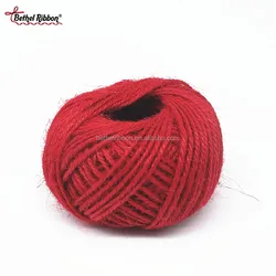 High quality  2mm hemp cord colored jute rope for diy craft
