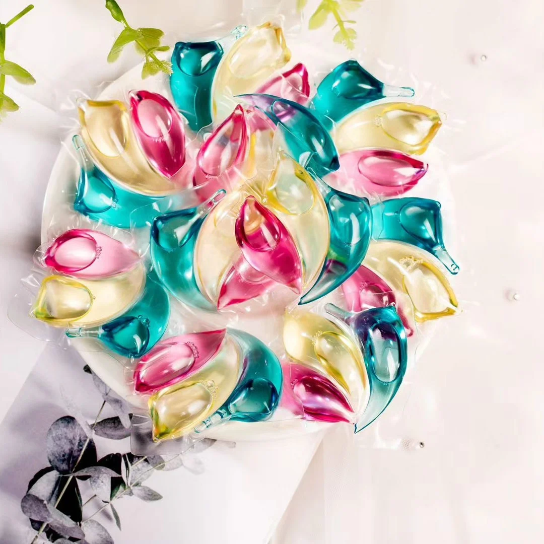 bulk packing pods 3 in one liquid laundry beads detergent pods