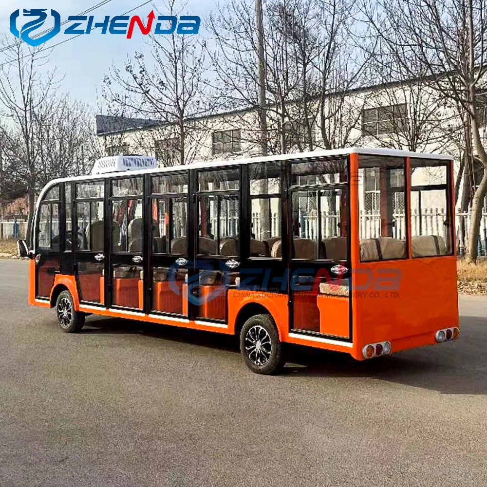 Экскурсионный автобус высокого качества индивидуальный цвет 17 мест электрический экскурсионный
