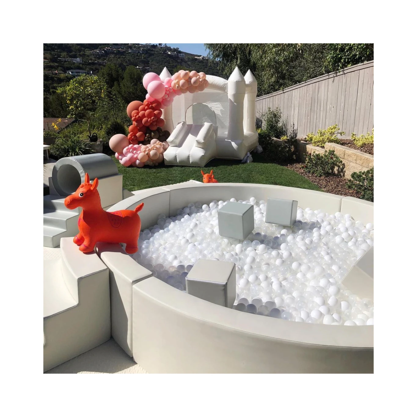 Ball Pit Kid Children Toddler Indoor Playground Soft Play Sets Package Equipment