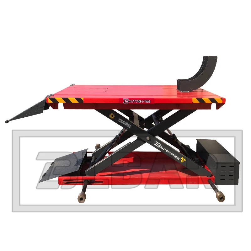 Motorcycle maintenance Lift LIBA 1000kg Hydraulic Scissor Motorcycle Lift Table Motorcycle Car Lifter Machine for Workshops