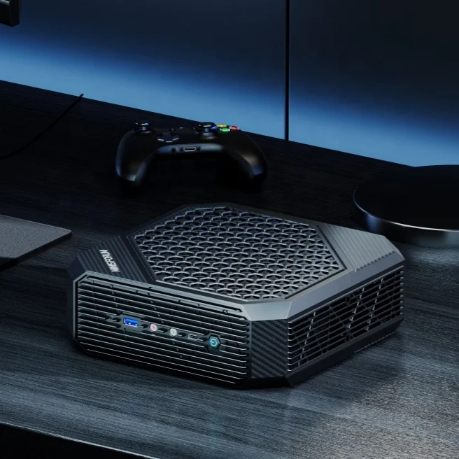 MINISFORUM HX99G AMD Ryzen 9 6900HX CPU Desktop Computer 64GB RAM DDR5 Con Windows 11 Pro Mini PC Gaming with Fan