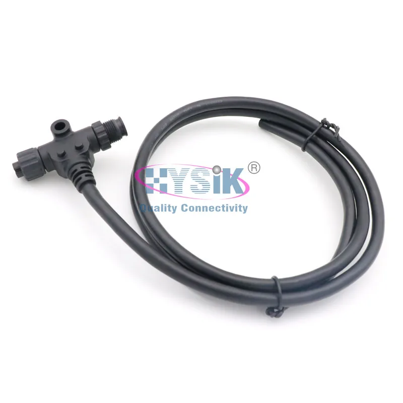 NMEA2000 Power cable Waterproof corrosion proof 5pin cable with T connector for marine