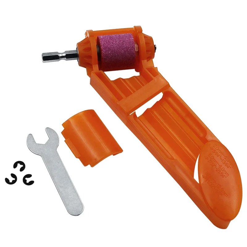Portable Corundum Grinding Wheel Drill Bit Sharpener Power Tool 2-12.5mm Nail Drill Bits Sharpener Afilador De Brocas Portatil