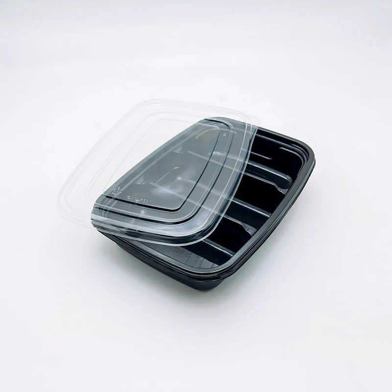 cold dish only fruit box multi compartments disposable plastic salad container