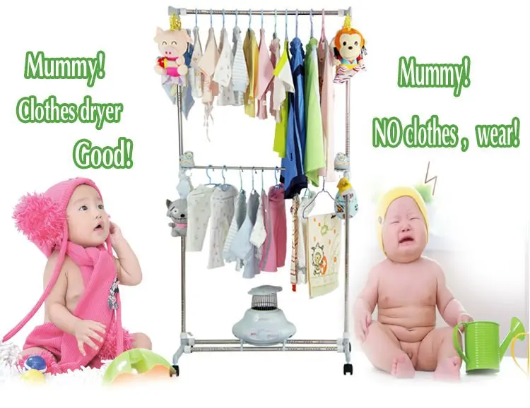 Home folding high power remote control remote control convenient small dryer apartment dryer