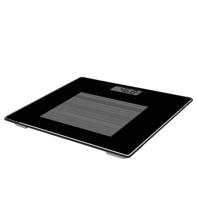 Тонкий дизайн горячие продаважи стекло платформы ЖК-дисплей для тела со шкалой использования в ванной комнате