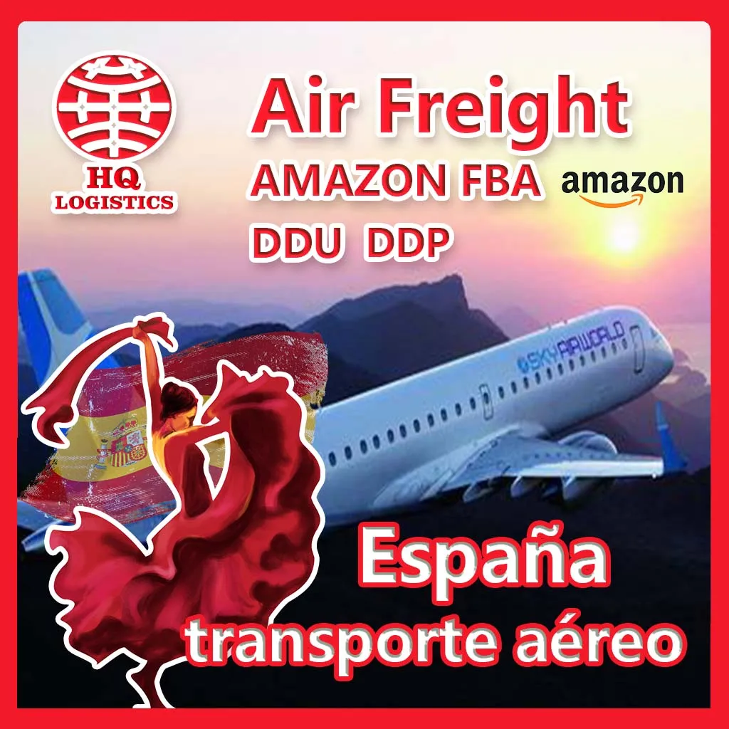 Air Freight Shipment Forwarder Door To Door China To Spain International Cargo Logistics Drop Shipping Agent Service