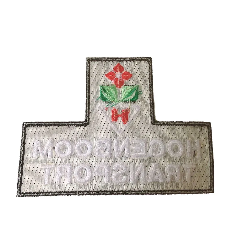 Прямая продажа с завода, черные нашивки с надписями, вышитая ткань Hogenboom, транспортная вышивка, нашивка для куртки