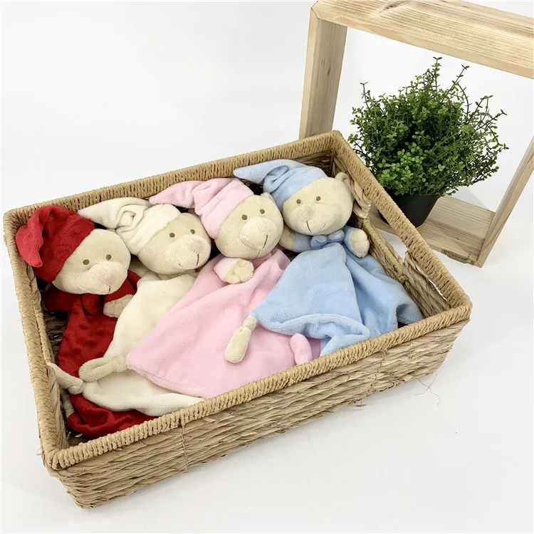 cute plush bear toy hand puppet