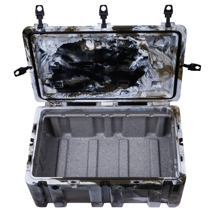 130 л Хранение заказной транспорт популярный дешевый грузовик Кемпинг жесткий пластиковый ящик для инструментов