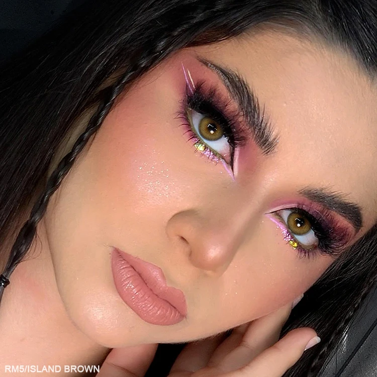 Романтика цветных теней для век под контактные линзы 12 видов цветов оптовая цена красоты упаковка цветные контактные линзы