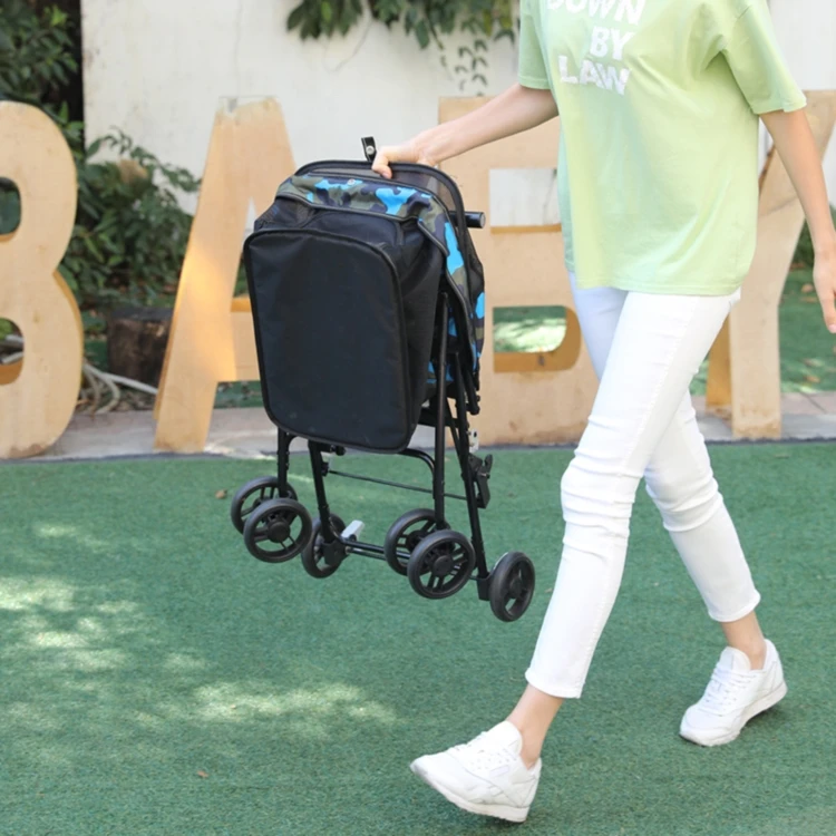
Wholesale Travel Outdoor Folding Pet Stroller With Aluminum Alloy Frame 