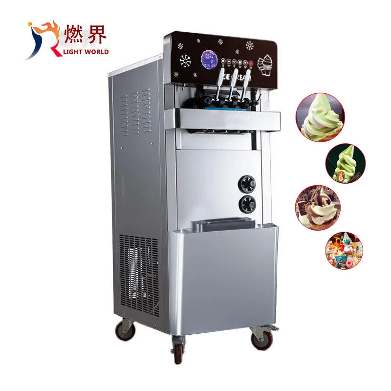 3 Flavors High Quality Ice Cream Maker  Commercial Ice Cream Machine For Sale Soft Serve Ice Cream Machine