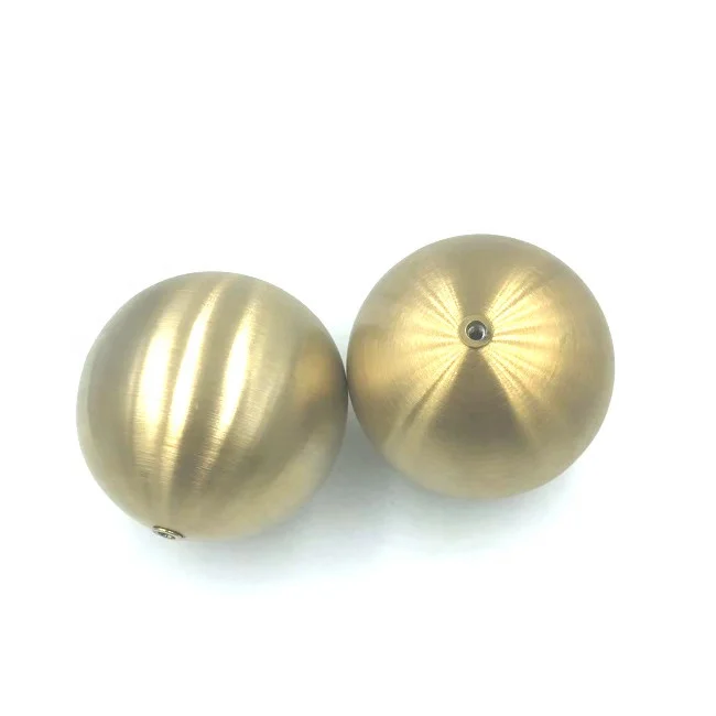 Customized 150mm 200mm Stainless Hollow Steel Sphere with inner Nut Hole Stainless Steel Hollow Ball Threaded Hole M4 M6