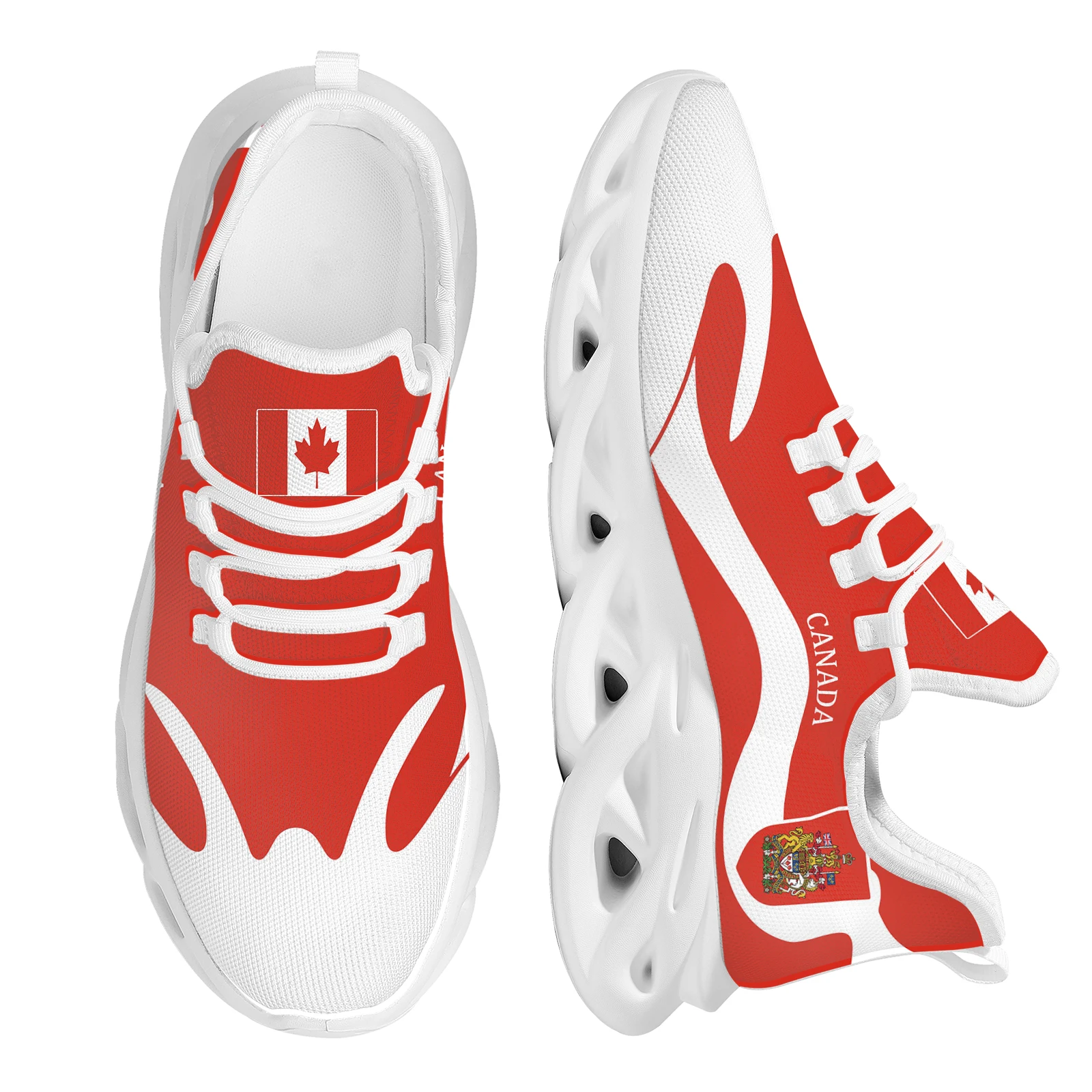 Canada Country Designs Sneaker Dropshipping Custom Print Fashion Sports EVA Shoes logo Football Running Shoe