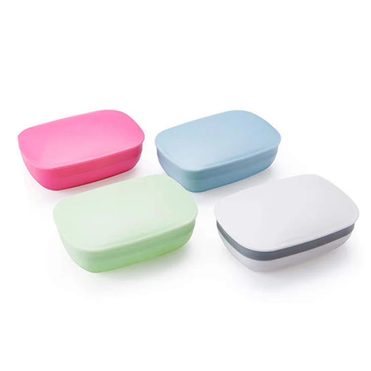 Amazon Hot Sale Soap Holder Plastic travel Soap Dish Portable Soap Tray Holder