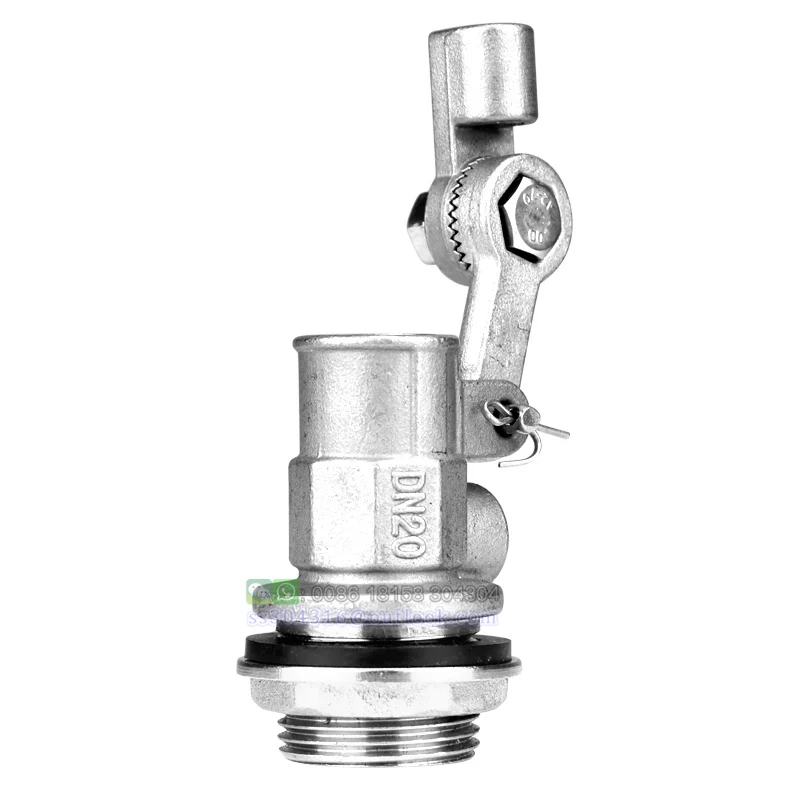 China Manufacturer Stainless Steel Water Tank Float Ball Valve SS304 Hot Water Float Valve Tank with Male Thread NPT BSP