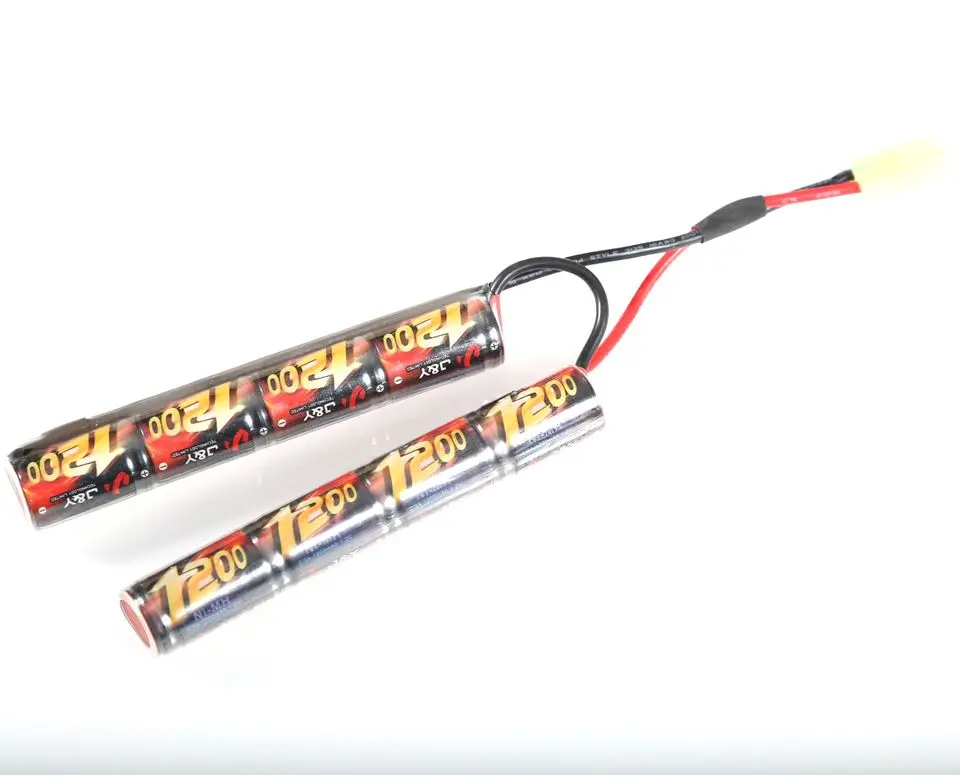 1600 мАч 9 6 В nimh airsoft батарея Бабочка Nunchuck Stick мини батарейный блок Airsoft ICS CA TM SRC JG G36 G & M733