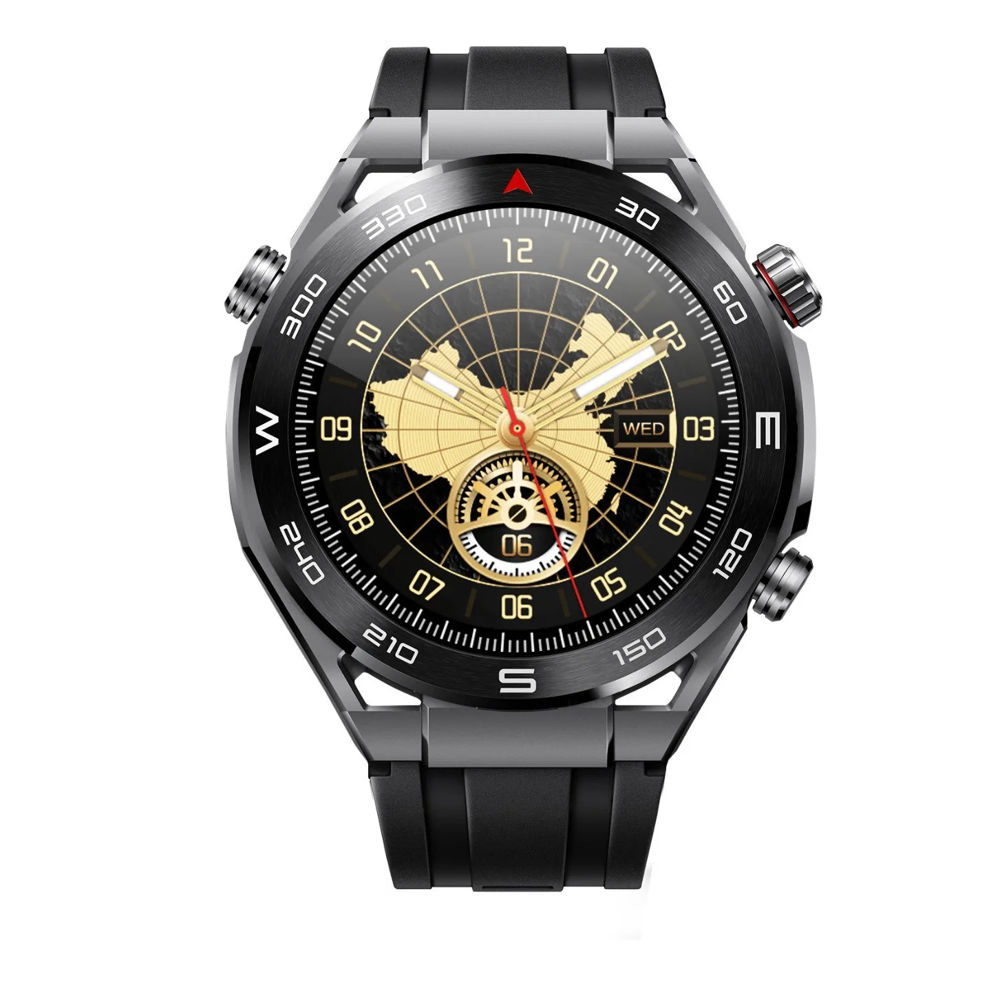2024 NORTH EDGE Smart Sports Watch Touch Screen IP68 Waterproof Multi-Functional Outdoor Sports Compass Blood Pressure