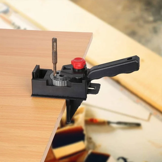 Portable Woodworking Hole Locator Woodworking Positioning Clamp 158-piece Kit for Precisely Positioned Plug Holes