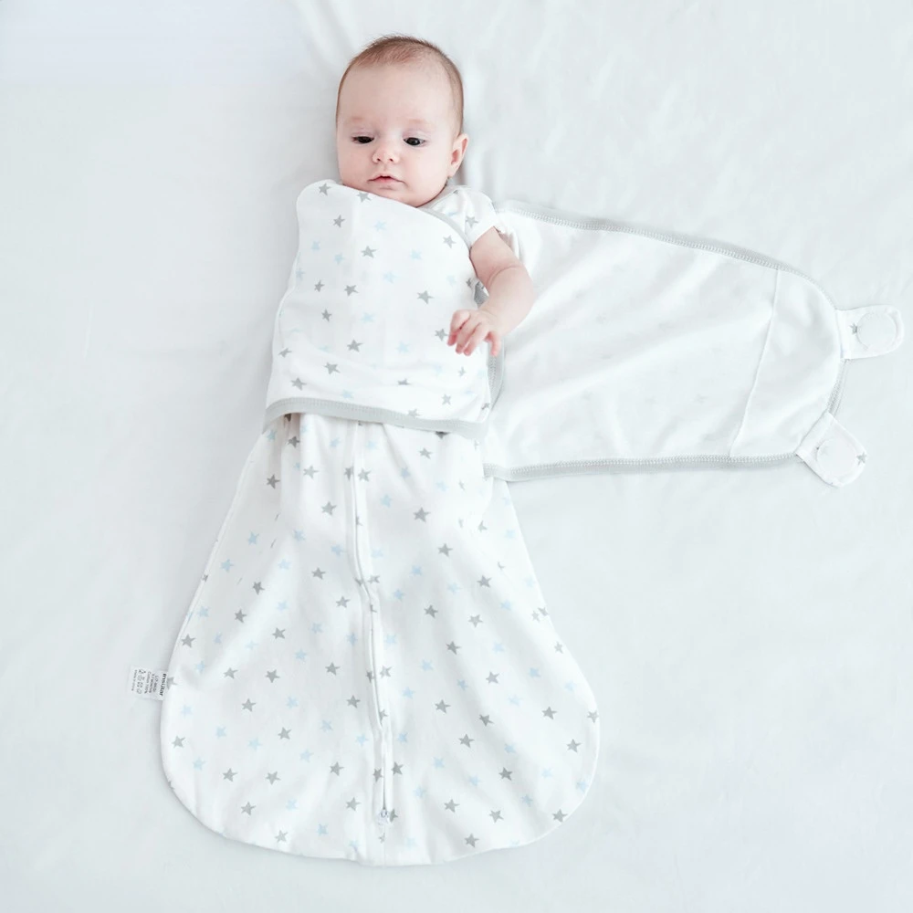 Factory Direct 100% Jersey Cotton Sleeping Bags Two Way Zipper Wholesale Baby Sleeping Sack Newborn Knitted Baby Sleeping Bag