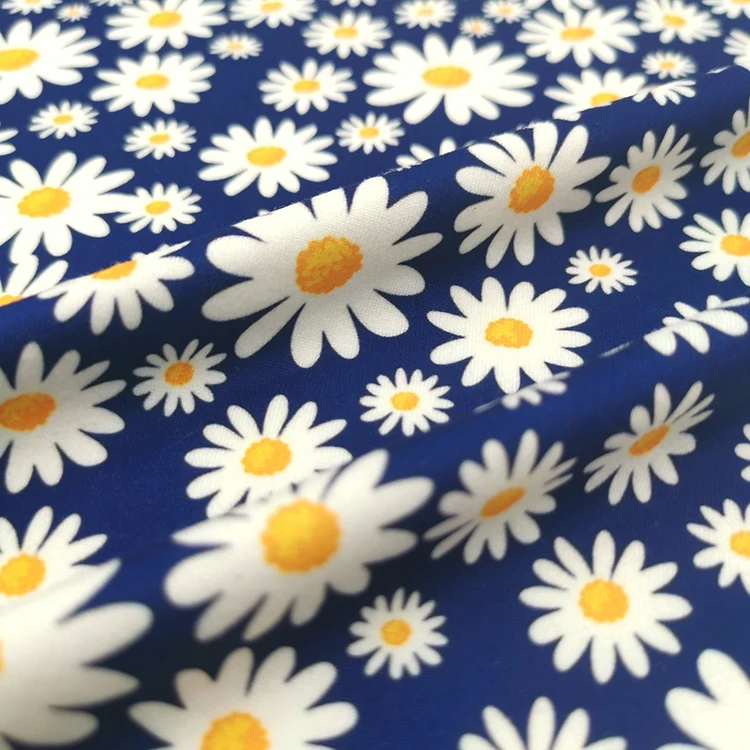 250gsm Polyester knit custom fabric printing stretchy dbp double brushed poly fabric