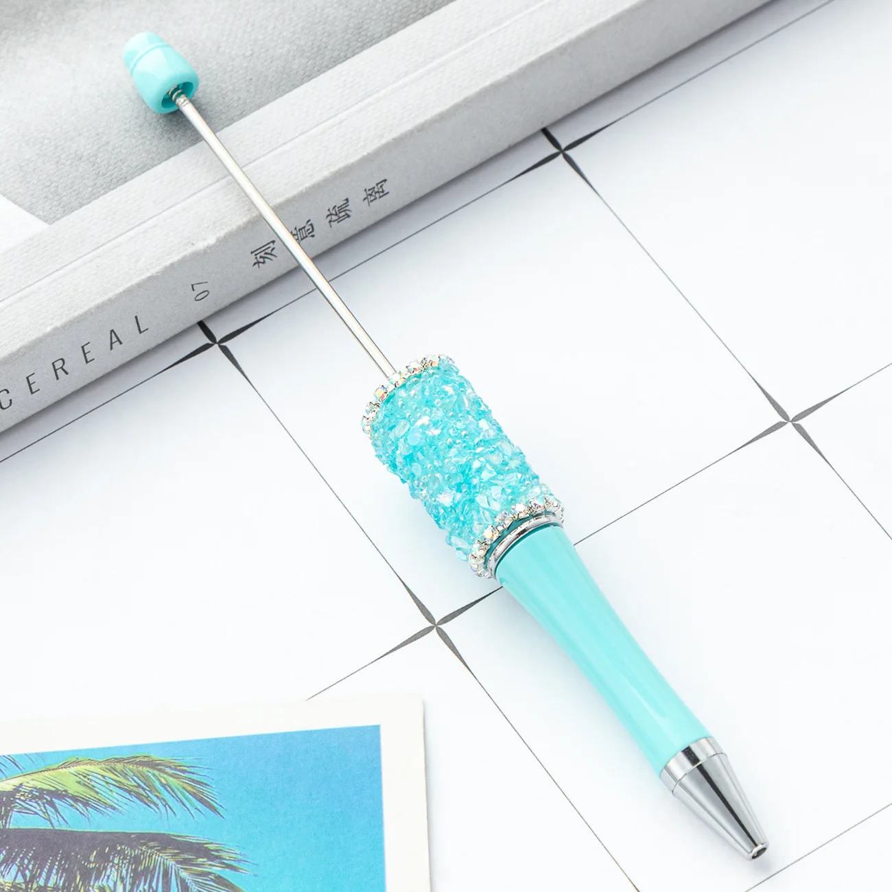 New Crystal Ball-point Pen Creative DIY Handmade Plastic Lovely Girl Heart Wholesale