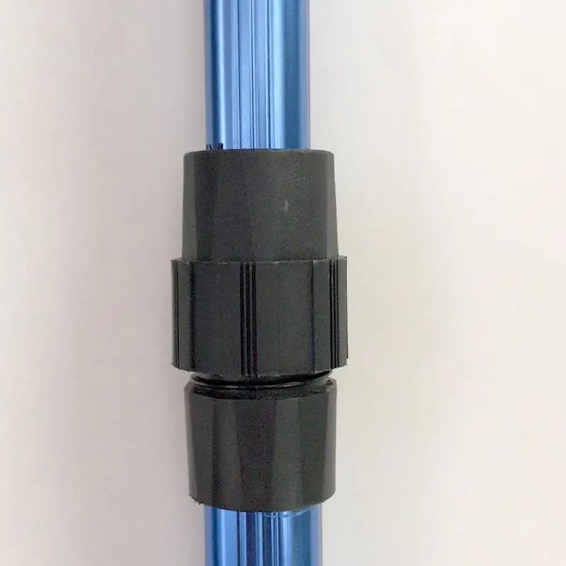 Wholesale Aluminum Folding large rubber coated mesh 2 sections telescopic collapsible freshwater saltwater fishing landing net