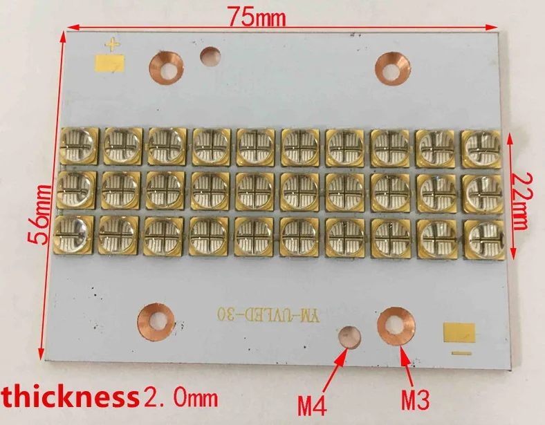 Ultra Violet  365nm 380nm 390nm 400nm 375nm 405nm high output 40w 60w 90w 150W 100w UV LED module for machines