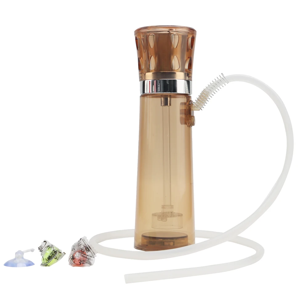 Hot sale New design Acrylic hookah with LED light travel hookah portable shisha hookah