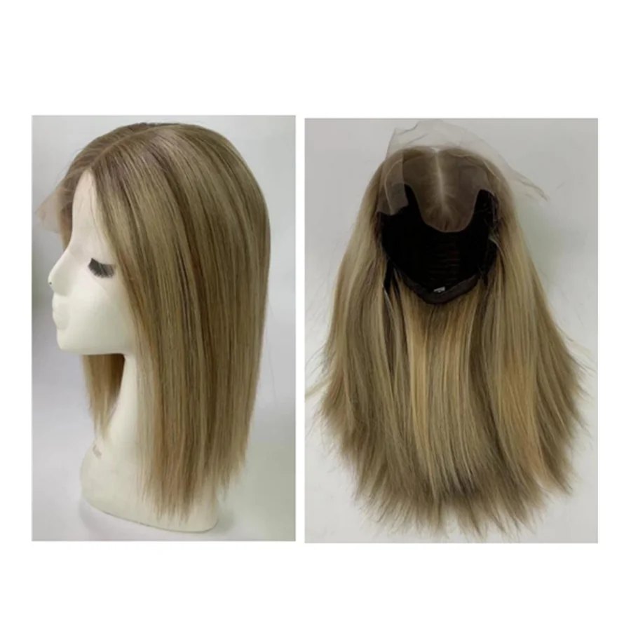 LONGFOR Jewish Wig HD Lace Wig European Virgin Human Hair Glueless Wig Russian Hair Extension