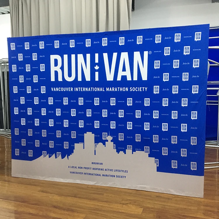 China Suppliers 10ft Portable Advertising Event Backdrop Stand Tension Fabric Pop up Display