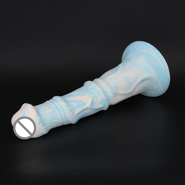 Long anal dildo large horse dildo silicone animal dildos sex toys for Male Female Masturbating