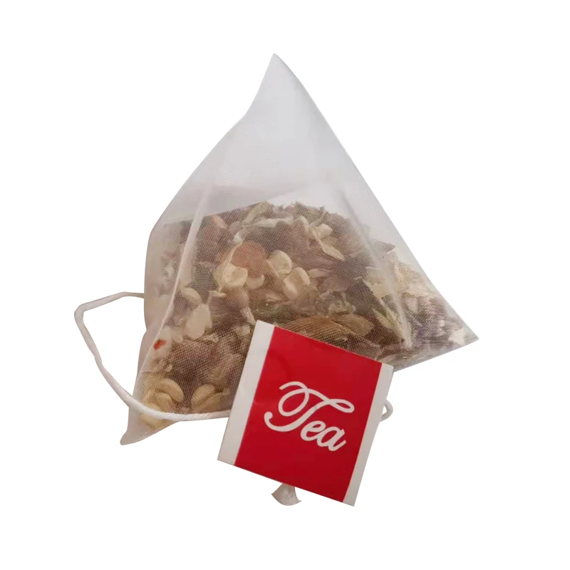 Tea Infuser Bag, Nylon Empty Tea Infuser Herb Spice Filter Strainer Bags Without String Household 2.8 x 2.3inch