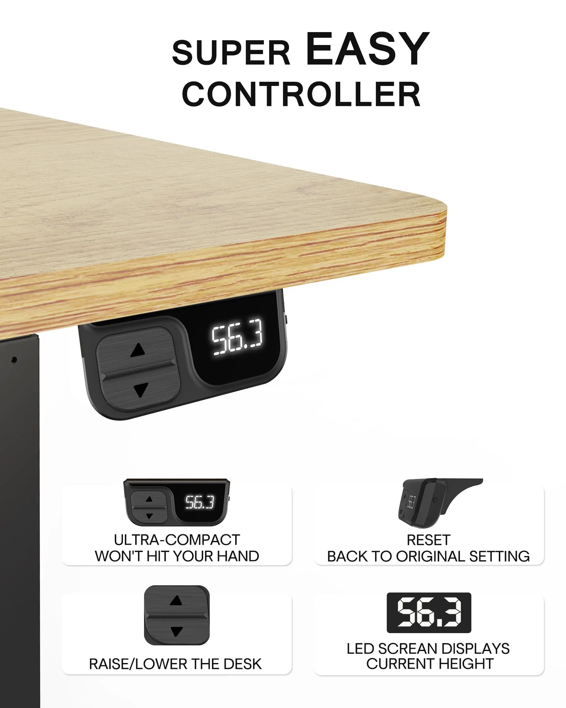 Single Motor Smart Home Electric Height Adjustable Sitting And Standing Desk Adjustable Table Products