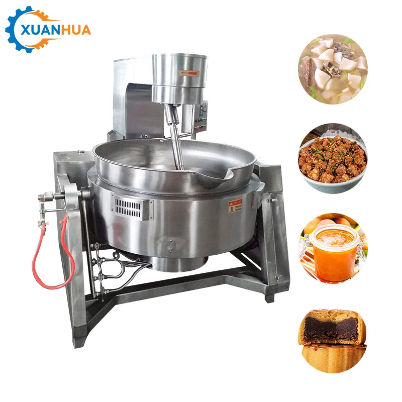 Electric gas electric soup jam heating mixer double jacketed industrial cooking ghee boiler
