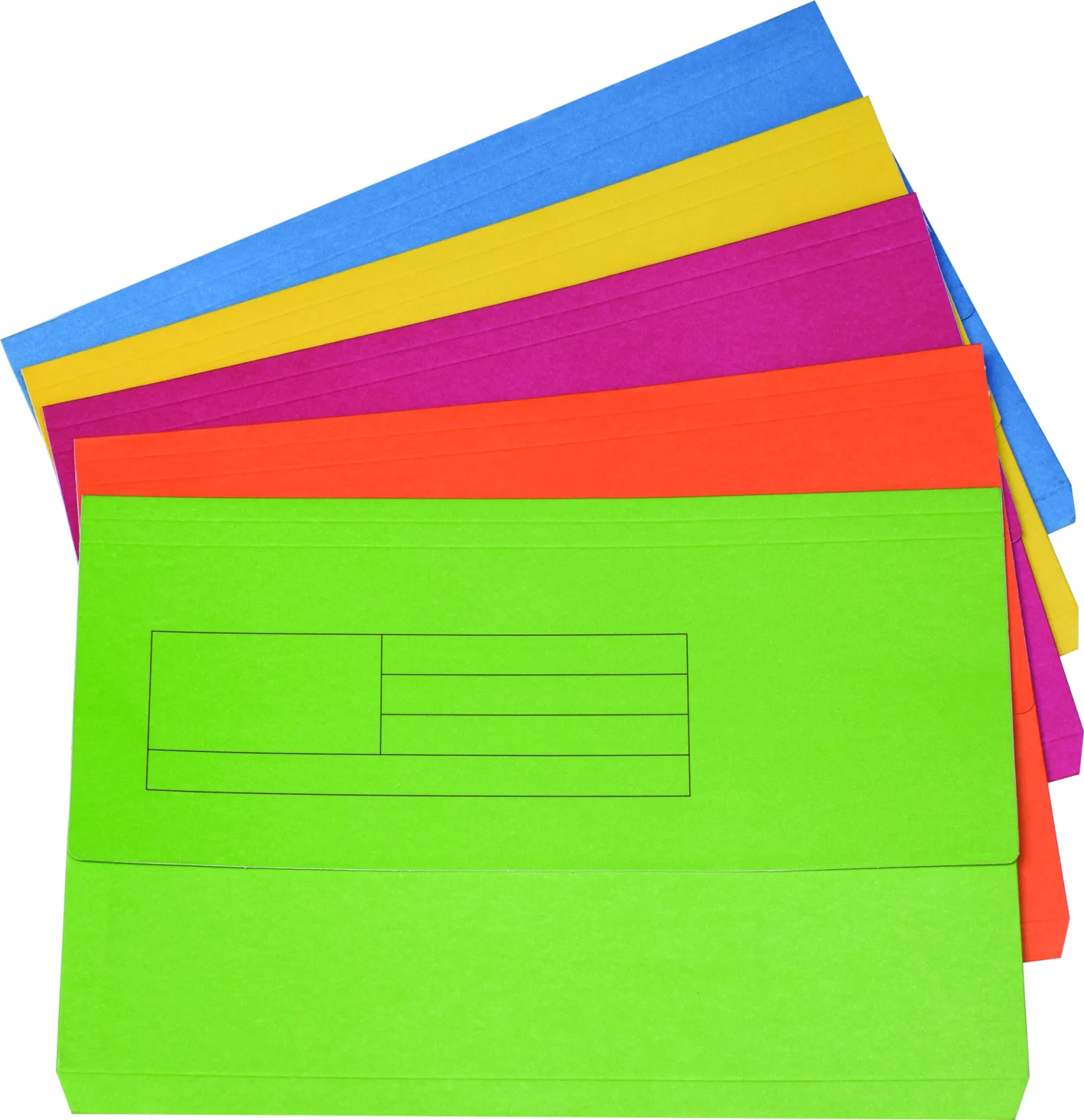 Colourful A4/FC Paper document wallet