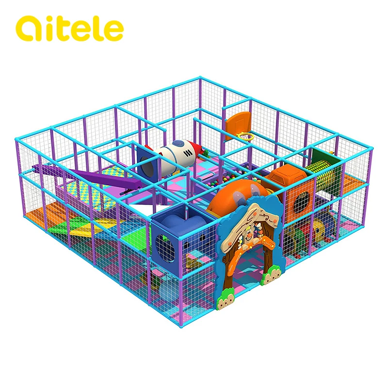 Kids safe used indoor playground business equipment for sale